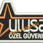 Özel Güvenlik Arması Nakış Dokuma Etiket