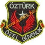 Özel Güvenlik Arma etiket Nakış